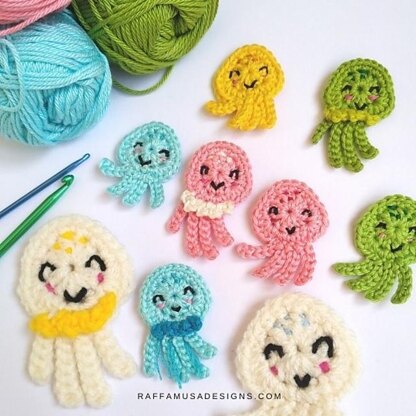 Jellyfish & Octopus Appliques