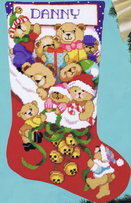 Jingle Bear Stocking - PDF