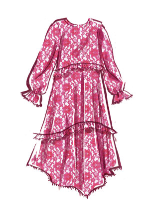 McCall's Girls' Dress, Slip Dress and Jacket M8354 - Paper Pattern, Size 7-8-10-12-14