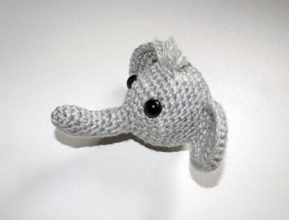 Crochet pattern elephant keychain!