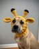 Crochet Giraffe Dog Snood