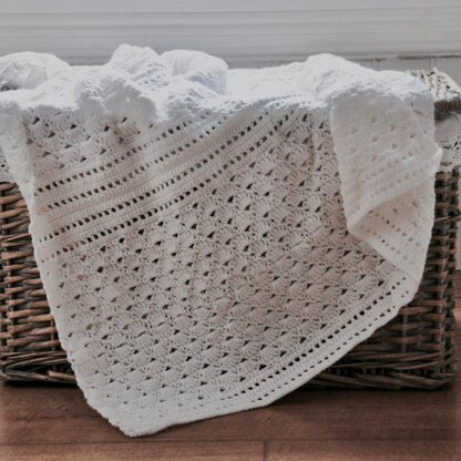 White lace baby blanket hot sale