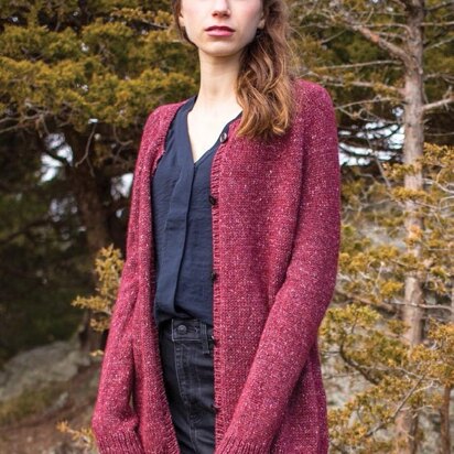 Harebell Cardigan in Berroco Tuscan Tweed - 380-2 - Downloadable PDF