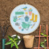 Bothy Threads Garden Cross Stitch Kit - 17.5cm circle