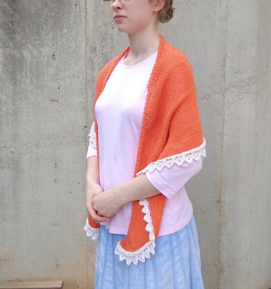 Creamsicle Shawl