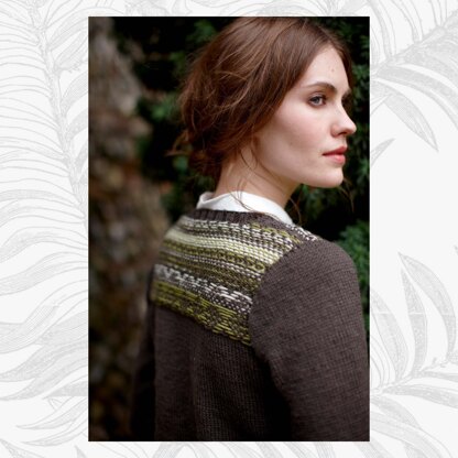 Charlotte Cardigan - Knitting Pattern For Women in Willow & Lark Ramble