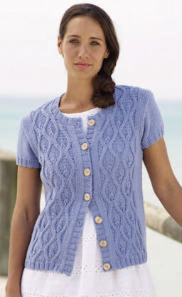 Long and Short Sleeved Cardigans in Sirdar Cotton Rich Aran - 7889 - Downloadable PDF