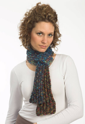 Mistake Rib Scarf in Plymouth Happy Feet - F287