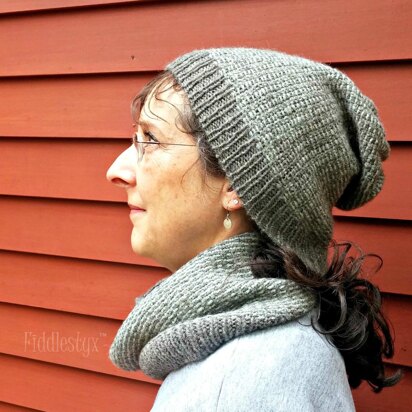 Luna Reversible Hat / Cowl Set