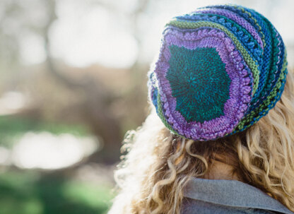 Candystripe Slouch Hat in SweetGeorgia Superwash Worsted - Downloadable PDF