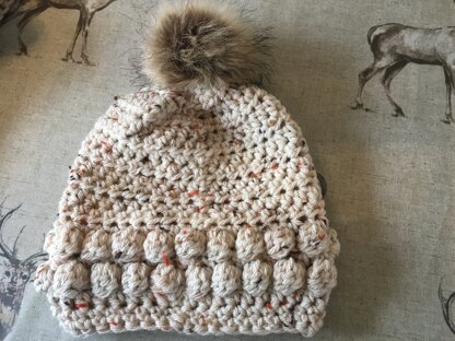 Balmoral Bobble Beanie by Kerry Jayne Designs