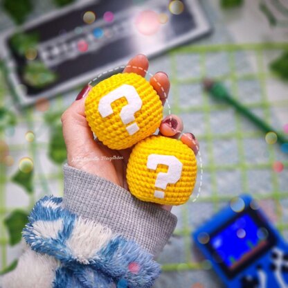 Question Block (from Mario Bros) amigurumi pattern