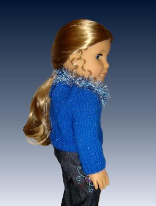 Shimmer Sweater, Fits American Girl and all 18 inch dolls. 041