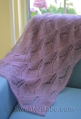 #306 Amethyst Shawl