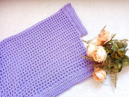 Crochet Cocoon Lilac Shrug Cardigan Pattern