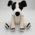Reggie the Rough Haired Jack Russell - UK Terminology - Amigurumi