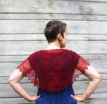 Meandering Pathway Shawl