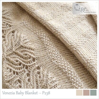 OGE Knitwear Designs P238 Venezia Baby Blanket PDF