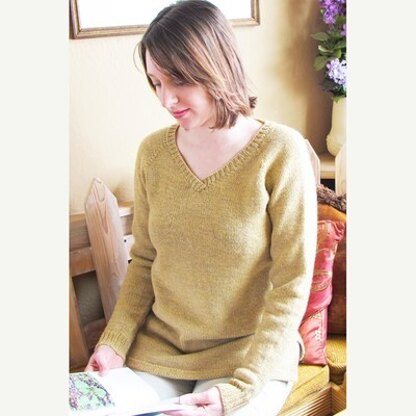 Knitting Pure & Simple 9726 Neckdown Pullover Tunic
