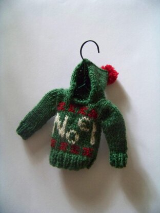 Christmas Tree Ornament Tiny Noel Hoodie