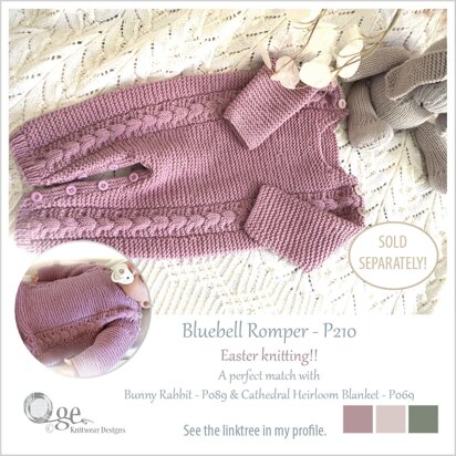 OGE Knitwear Designs P210 Bluebell Romper PDF