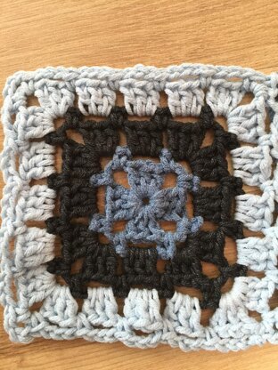 Denim Granny Square