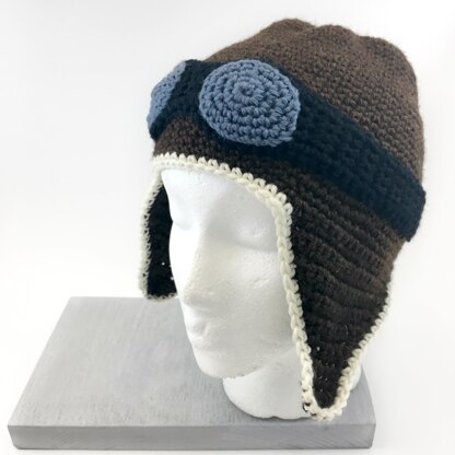 Aviator Hat Crochet Pattern