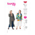 Burda Style Women's Blouson Jacket B6107 - Paper Pattern, Size 18-28