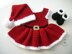 Mrs Santa Hat, Dress and Booties Outfit