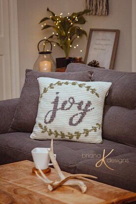 Joy Knit Pillow Cover