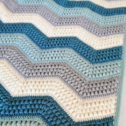 Calming Puff Wave Blanket