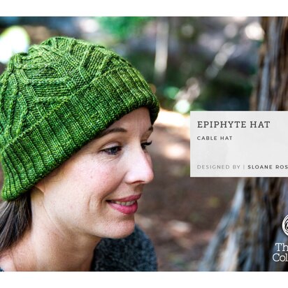 "Epiphyte Hat by Sloane Rosenthal" - Hat Knitting Pattern For Women in The Yarn Collective - knitting pattern