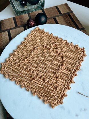 The Holiday Bell Dishcloth