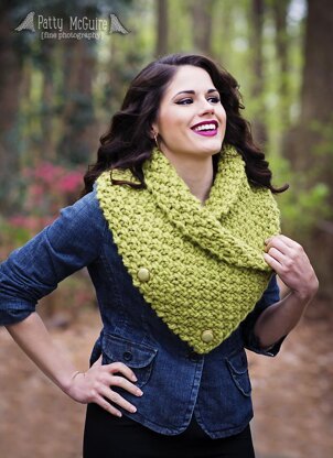 Easy Chunky Knit Neck Warmer/Cowl
