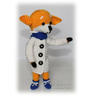 Fred the Fox Crochet Pattern, Fox Crochet Pattern, Amigurumi Fox