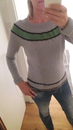 Bubbly Sweater mit Streifen