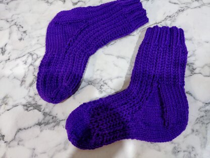 Purple socks