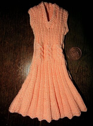 1:6th scale cable waist dress