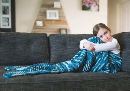 Mermaid Tail Lap Blanket