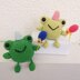Birthday frog, Leggy frog crochet pattern