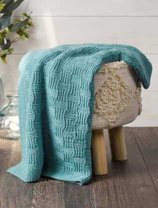 #1235 Capitol Reef - Blanket Knitting Pattern For Home in Valley Yarns Valley Superwash by Valley Yarns