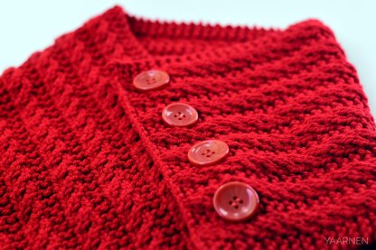 Inesse knit scarf with buttons