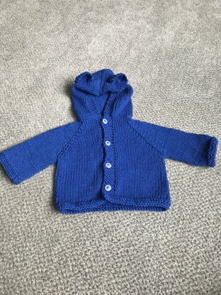 Blue bear hoodie