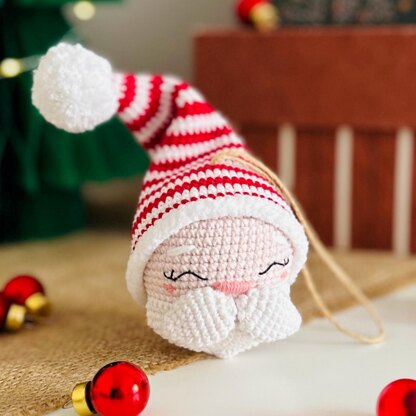 Santa and Rudolf Ornaments
