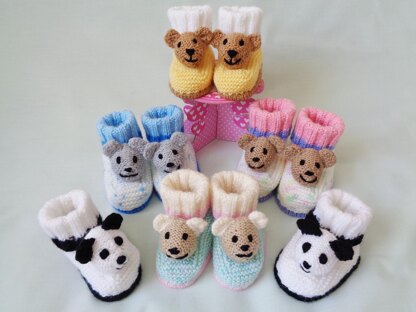 Little Bear Baby Booties