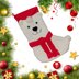 Polar Bear Christmas Stocking