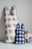 Gingham Plaid Bunny Cuddler