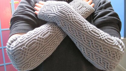 Elger Long Fingerless Mitts