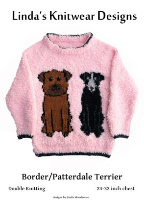 Border / Patterdale Terrier child's sweater