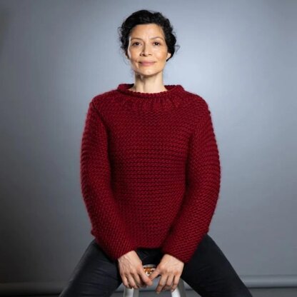 Weekend Jumper in Wool Couture Cheeky Chunky - Downloadable PDF